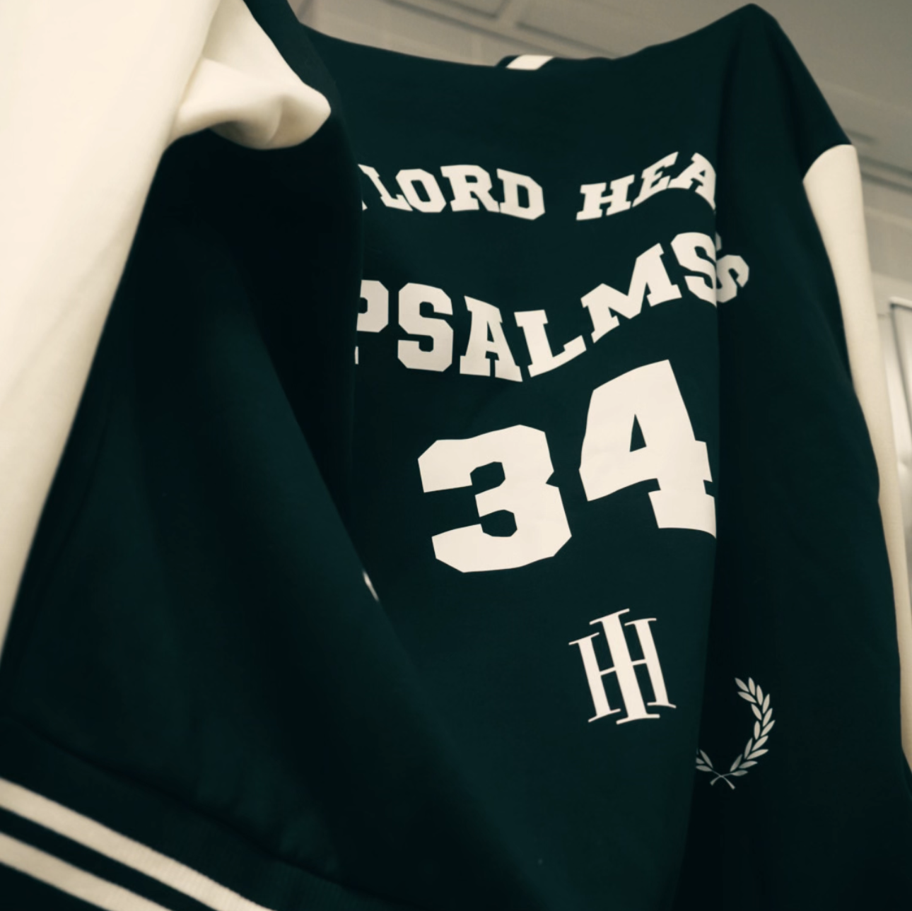 The Lord hears Varsity jacket