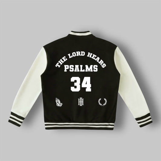 The Lord hears Varsity jacket