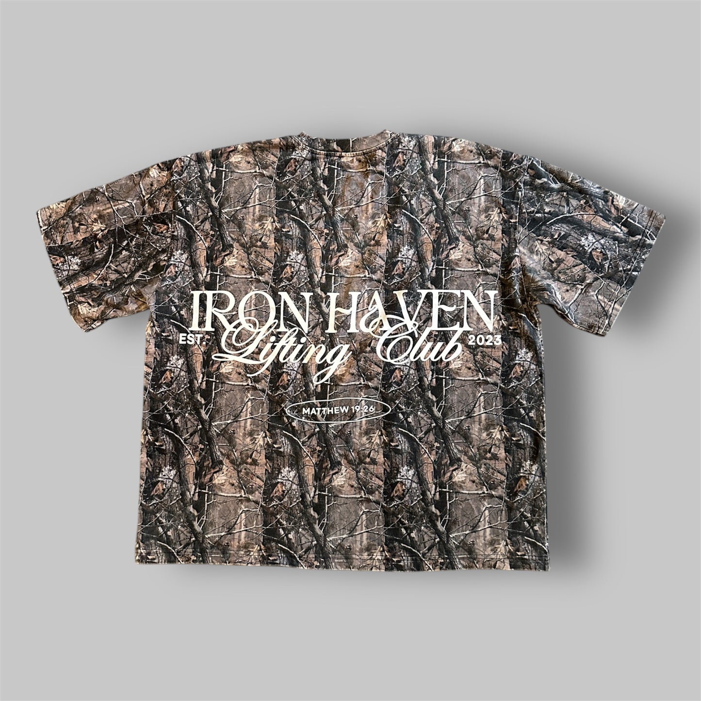 Camo oversized tee