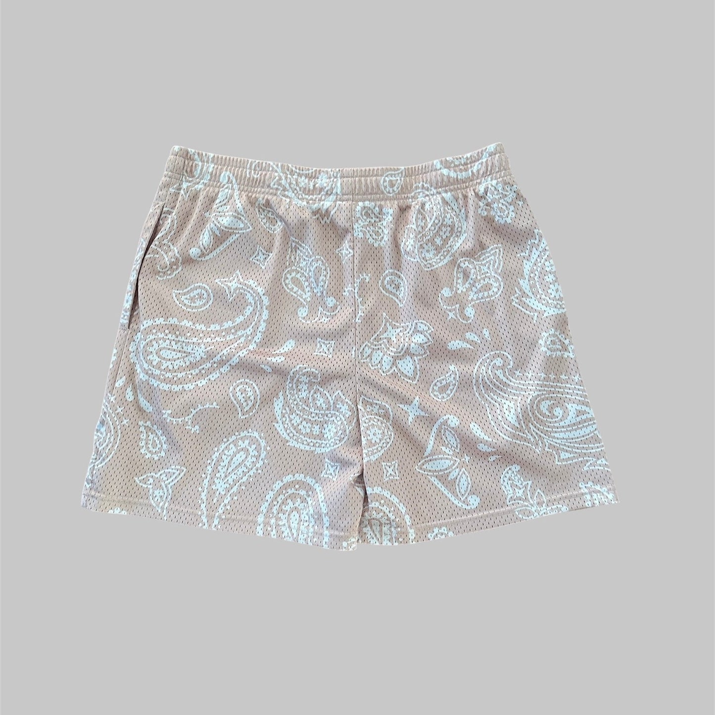 Paisley Shorts- Tan