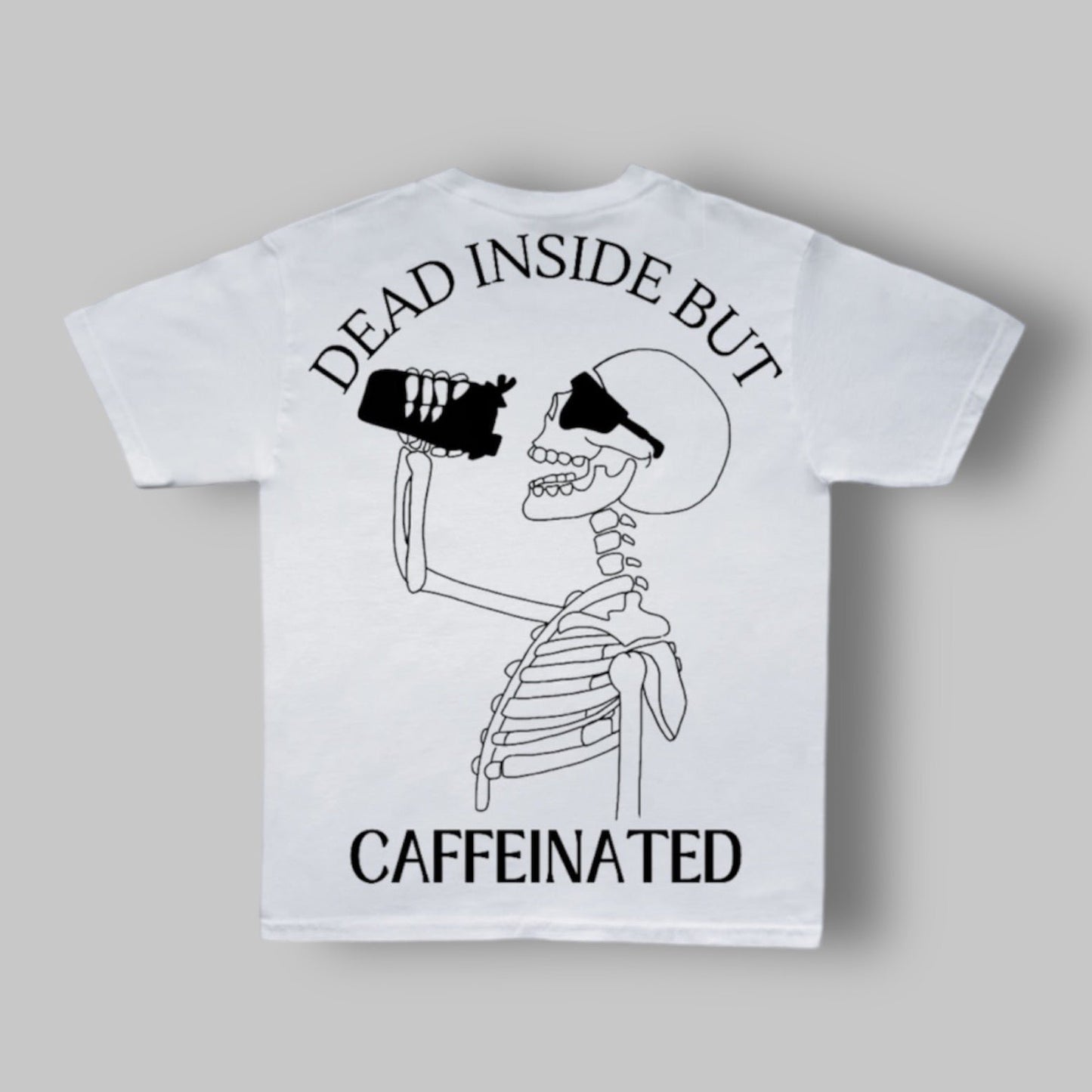 Dead Inside Oversized Tee- White