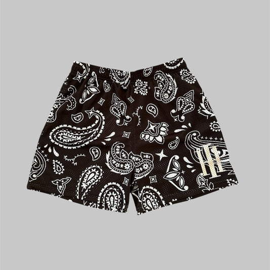 Paisley Shorts- Black